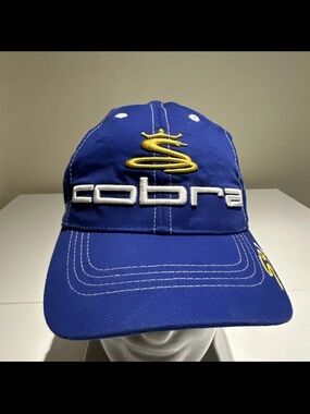 Cobra Men's Blue Embroidered Logo Baseball Cap